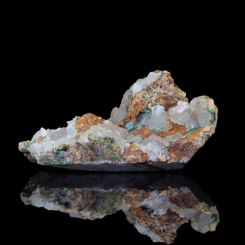 Quartz with Copper Minerals (106.3*78.9*40.3mm)