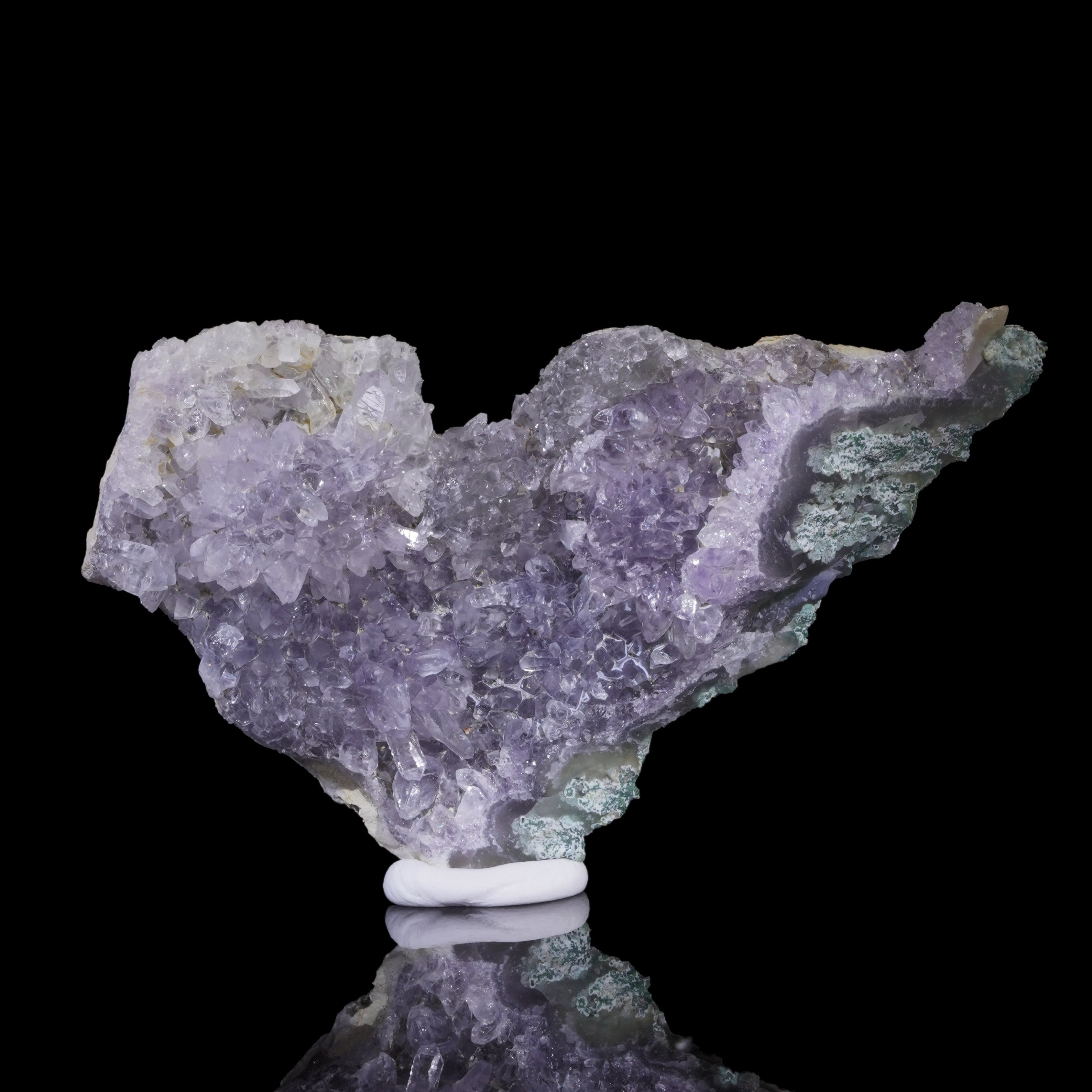 Purple Dogtooth Calcite · Heart-Shaped Formation (52x22.2x81.5mm)