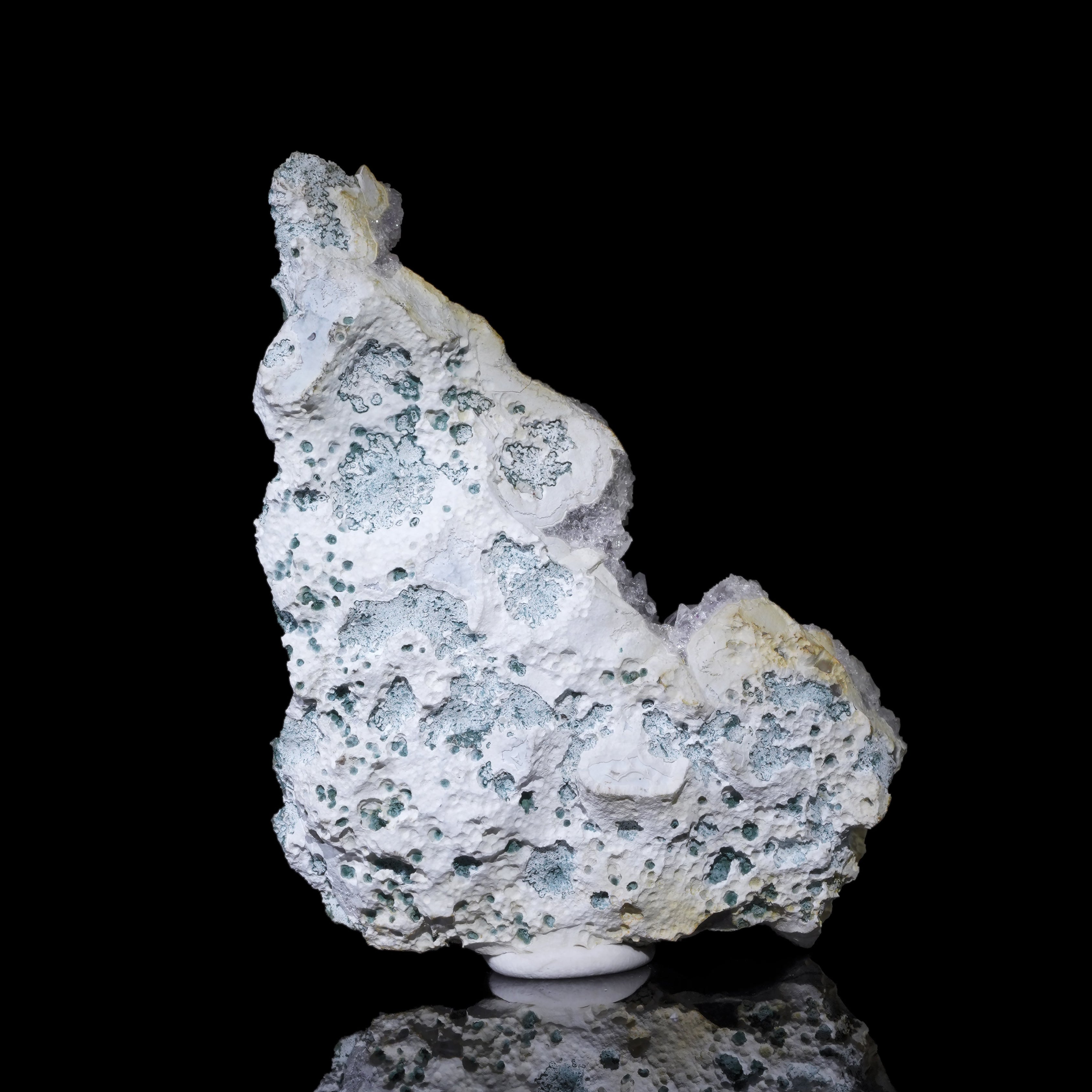 Purple Dogtooth Calcite · Heart-Shaped Formation (52x22.2x81.5mm)