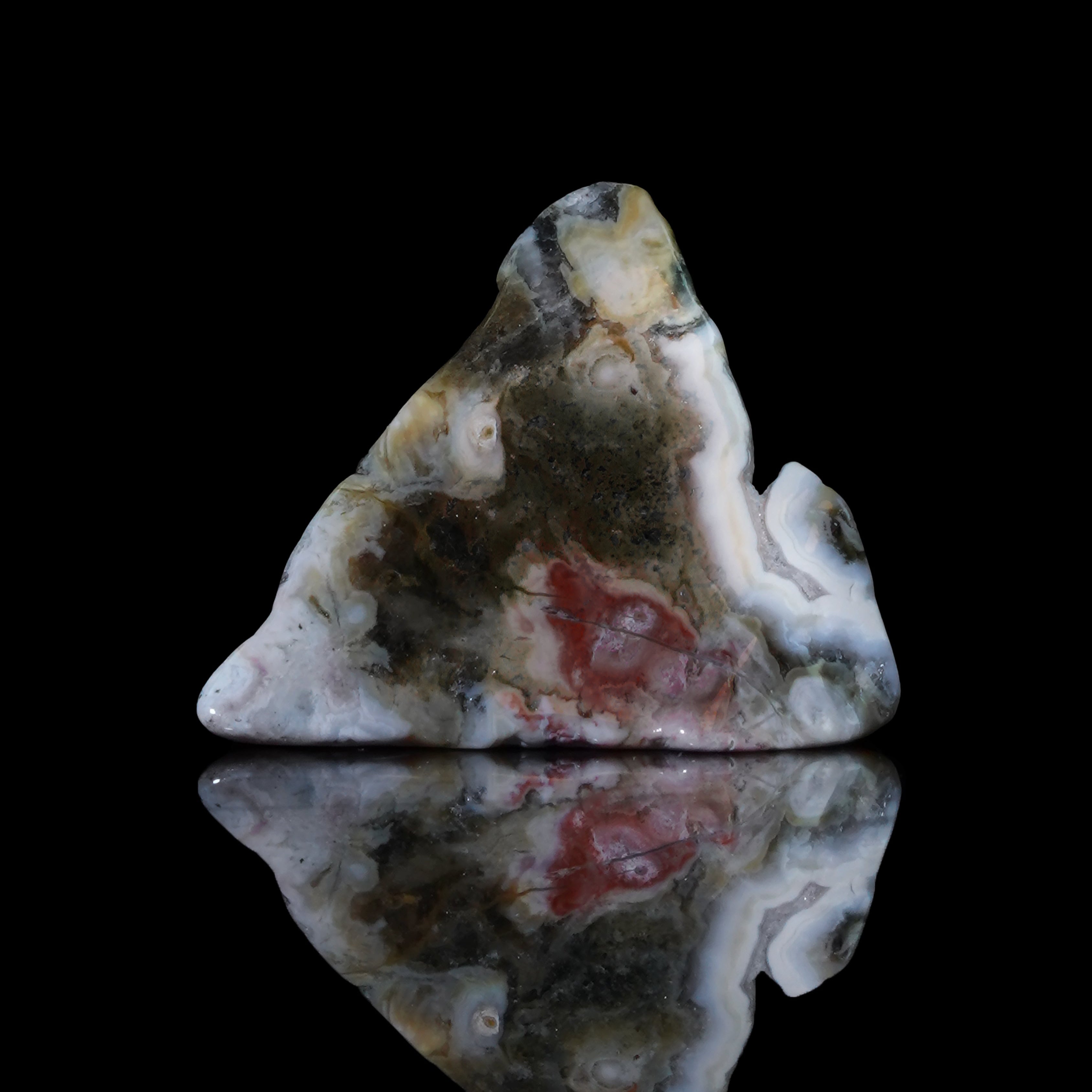 Ocean Jasper · Trigonal Form (34.9*27.2*19.3mm)