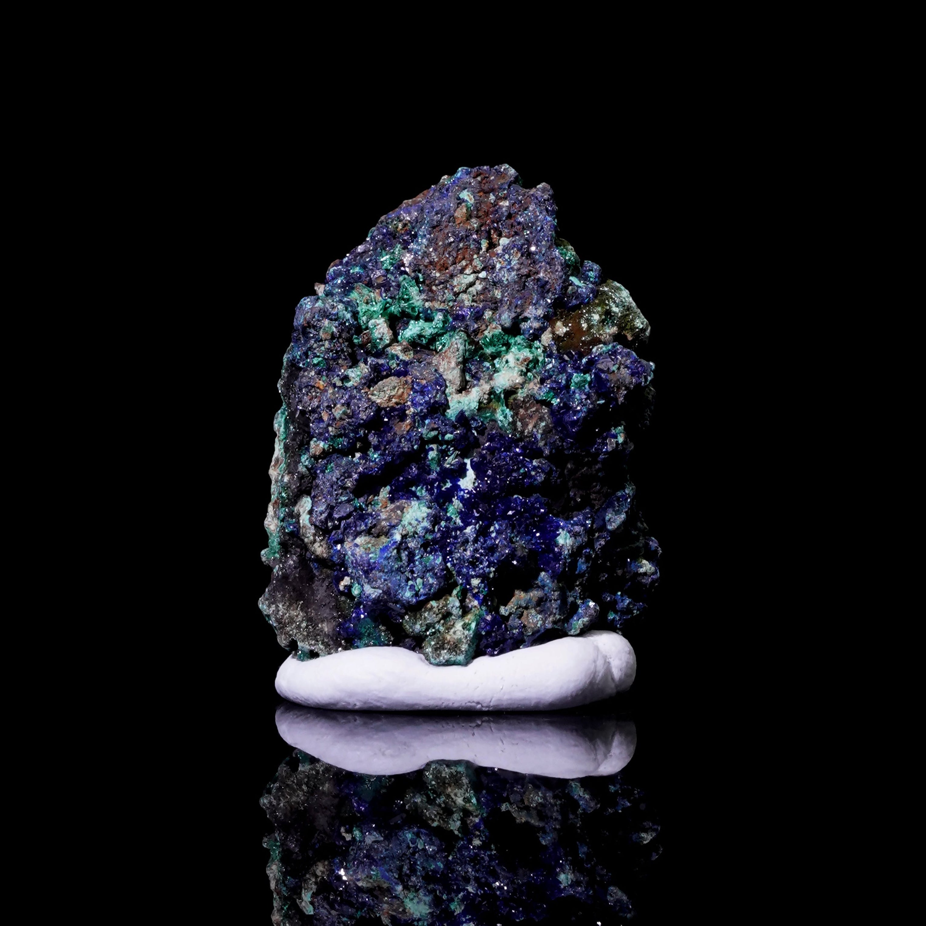 Azurite with Malachite (37.8*27.9*14.8mm)
